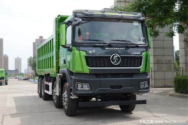 陕汽重卡 德龙X5000 公路标准版 480马力 8X4 7.6米自卸车(国六)(SX33195D406)