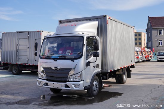 福田时代领航5131马力414米单排厢式轻卡国六bj5046xxy9jba04