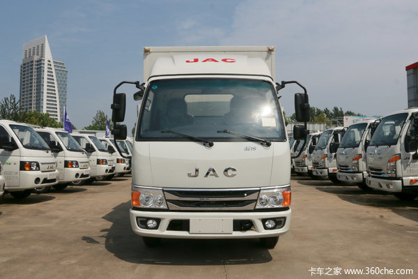 江淮 康铃H3 132马力 3.82米排半厢式售货车(国六)(HFC5041XSHP23K1C7S)