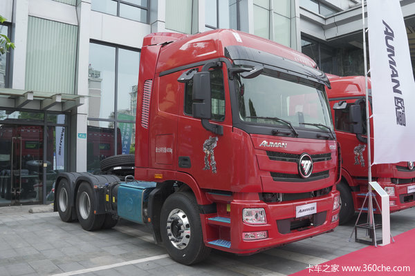 福田 欧曼gtl 基本型 460马力 6x4 lng牵引车(国六)(采埃孚16挡)(bj