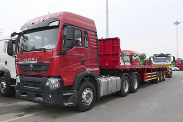 中国重汽 howo tx重卡 440马力 6x4 牵引车(zz4257v324gf1) 卡车图片