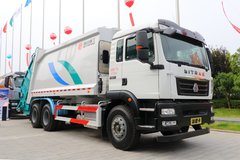 中国重汽 汕德卡C5H 350马力 6X4 压缩式垃圾车(国六)(青专牌)(QDZ5250ZYSZDC43F1)