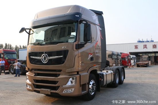 东风商用车天龙旗舰kx经典版560马力6x4amt自动挡牵引车国六速比269