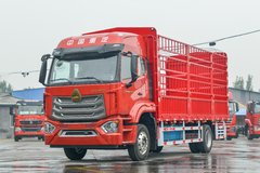 中国重汽 豪沃N5W中卡 220马力 4X2 6.7米仓栅式载货车(国六)(ZZ5187CCYK511JF1B)