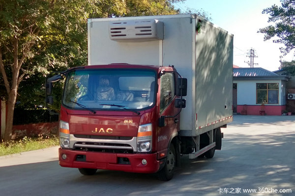江淮 帅铃Q6 160马力 4X2 4.08米冷藏车(国六)(中达凯牌)(ZDK5040XLC)