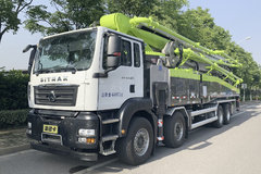 中国重汽 汕德卡SITRAK G7 440马力 8X4 63米混凝土泵车(中联牌)(ZLJ5440THBKF)