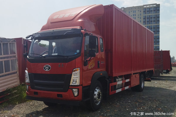 中国重汽 豪曼H5中卡 220马力 4X2 7.75米厢式载货车(国六)(ZZ5188XXYG10FB1)
