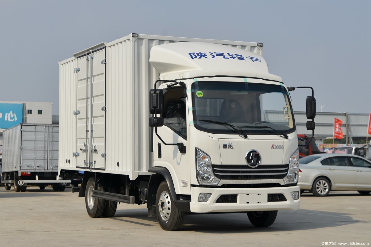 陕汽轻卡 德龙K3000 130马力 4.18米单排厢式载货车(国六)