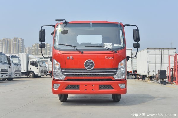 陕汽轻卡 德龙K3000 160马力 4.85米排半栏板载货车(宽体)(YTQ1121KK421)