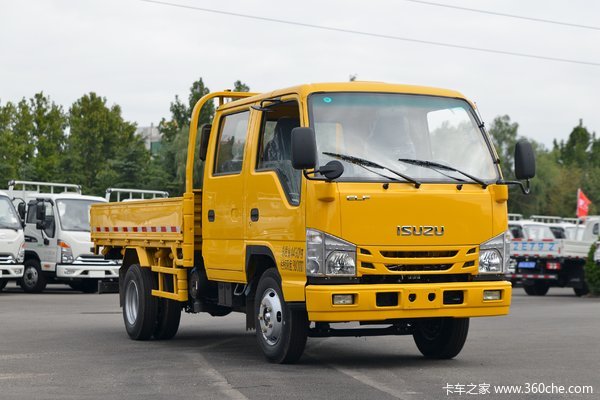 五十铃双排工程车新年献礼万元现金红包等您拿