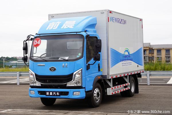 中国重汽 豪曼H3 4.185米单排纯电动厢式轻卡85.4kWh