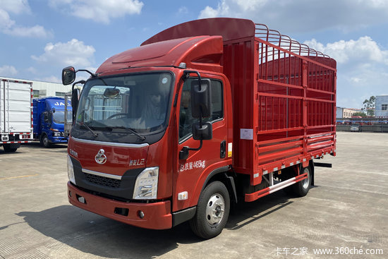 东风柳汽乘龙l2轻卡140马力4x24165米单排仓栅式载货车lz5041ccyl2ac1