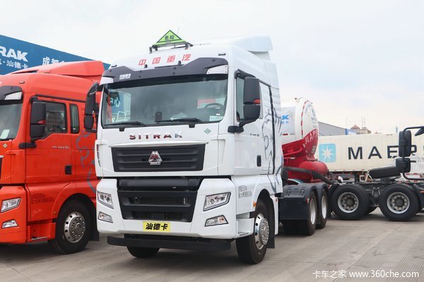 中国重汽 汕德卡SITRAK G7重卡 460马力 6X4 LNG危险品牵引车(国六)(ZZ4256V384HF1LW)