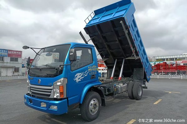 中国重汽成都商用车 腾狮 130马力 4X2 3.8米自卸车(CDW3114G321BFA)