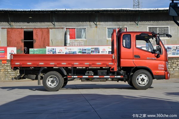 本店为您推荐 福田 奥铃捷运 132马力 3.8米排半栏板轻卡