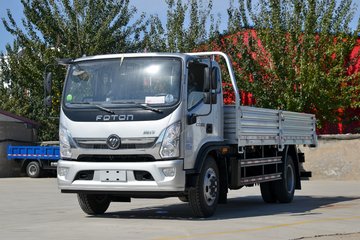 福田 奥铃新捷运 200马力 5.25米排半栏板载货车(国六)(BJ1148VKPEG-AD1)