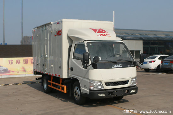江铃顺达小卡普通款122马力37米单排厢式轻卡国六jx5041xxytcg26