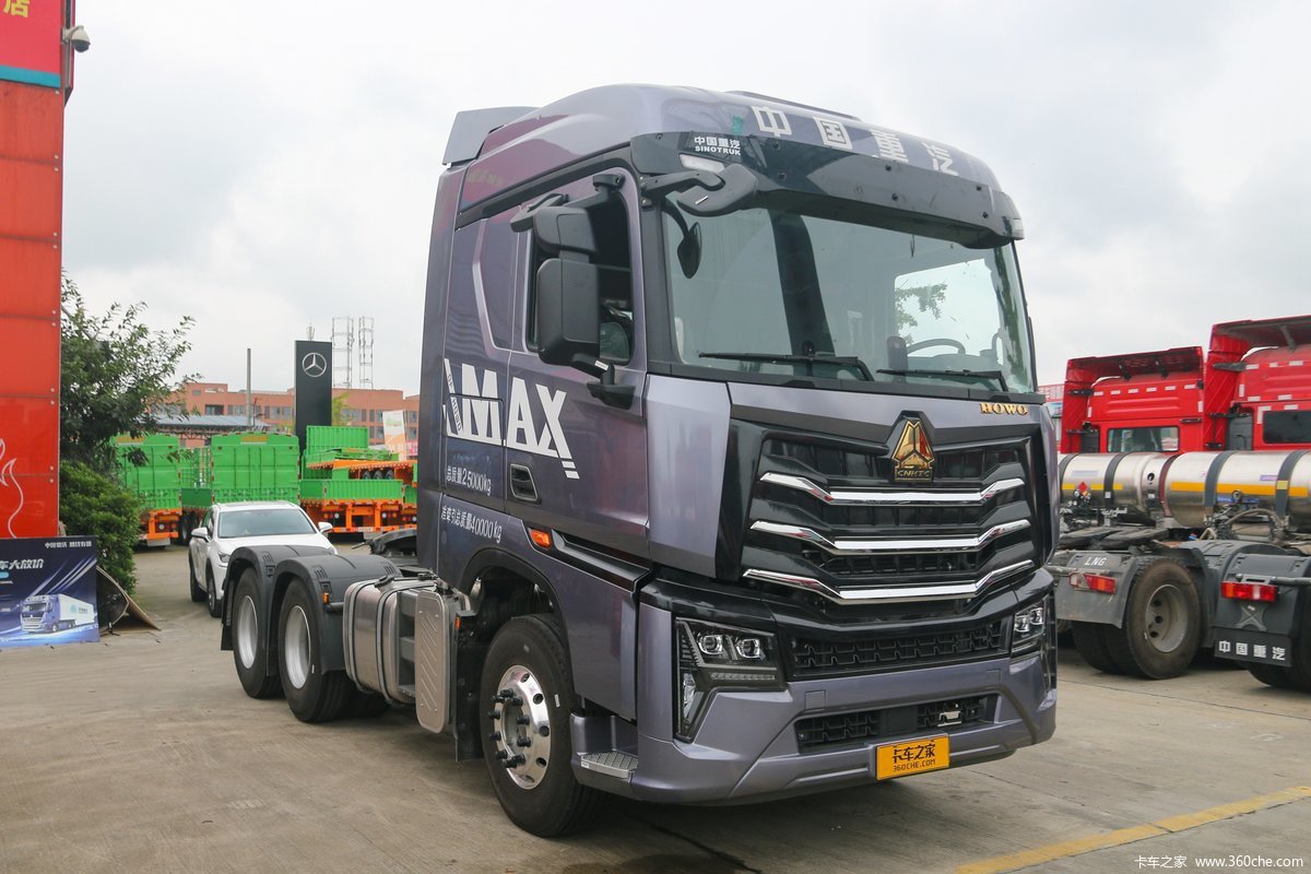 中国重汽 HOWO Max重卡 510马力 6X4牵引车(国六)(灰色)