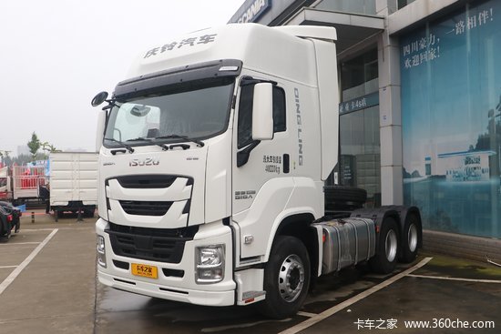 庆铃五十铃巨咖vc66520马力6x4牵引车国六ql4250wundz