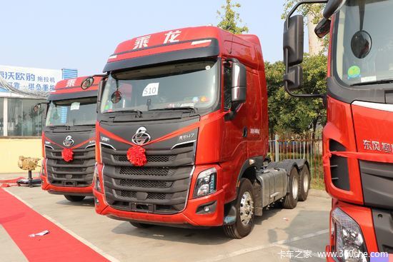 东风柳汽乘龙h7重卡智享版510马力6x4amt自动挡牵引车37速比国六lz4