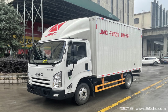 江铃凯威中体142马力42米单排厢式轻卡国六气刹jx5043xxytgb26