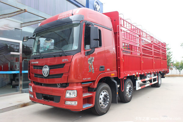 福田 欧曼GTL 质享版 290马力 6X2 8.6米仓栅式载货车(国六)(BJ5259CCYY6DPL-02)