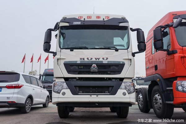 中国重汽 HOWO TX 330马力 6X2 9.6米AMT自动挡栏板载货车(国六)(ZZ1257N56CGF1)