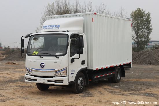 福田智蓝45t414米单排纯电动厢式轻卡bj5045xxyev88114kwh