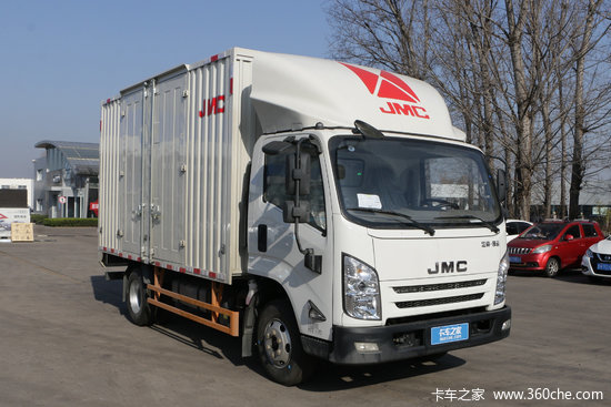 江铃 凯威中体 160马力 4.2米单排厢式轻卡(国六)(jx5046xxytgg26)