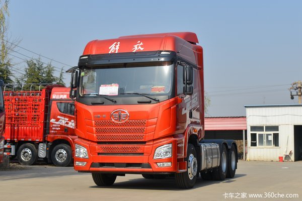 青岛解放 JH6重卡 460马力 6X4牵引车(CA4250P26K15T1E5A80)