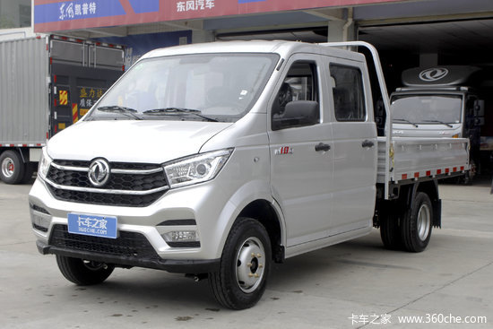 东风小霸王w1816l122马力287米双排栏板微卡后桥2t国六eq1032d61q6