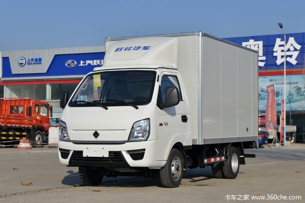 欧铃汽车 V5系列 129马力 3.61米单排厢式轻卡(国六)(ZB5030XXYVDD2L)