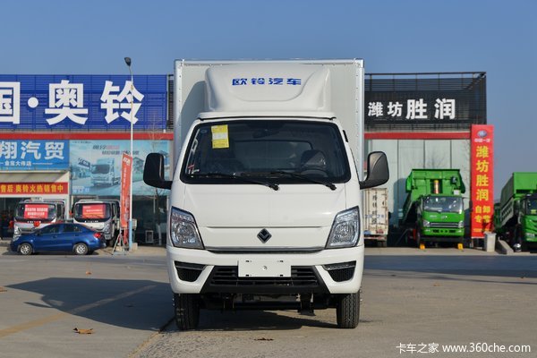 欧铃汽车 V5尊享版 1.6L 105马力 CNG 3.01米双排厢式轻卡(国六)(ZB5035XXYVSD5L)