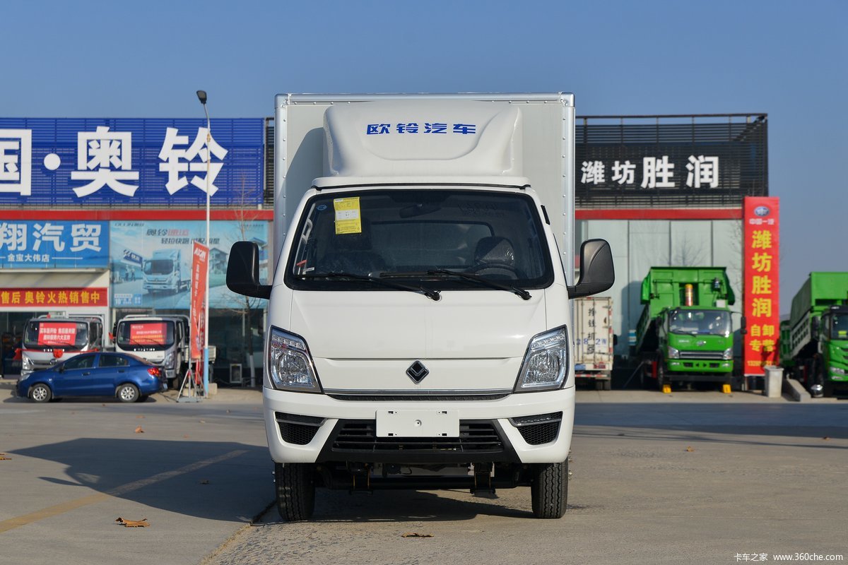 欧铃汽车 V5系列 1.6L 105马力 CNG 3.01米双排厢式轻卡(国六)