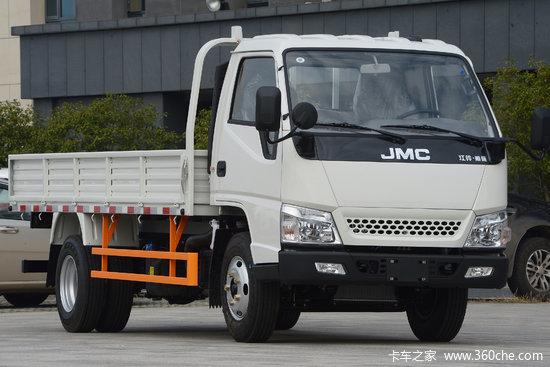 江铃 顺威小卡 143马力 3.7米单排栏板轻卡(国六)(气刹)(jx1041tcg26)