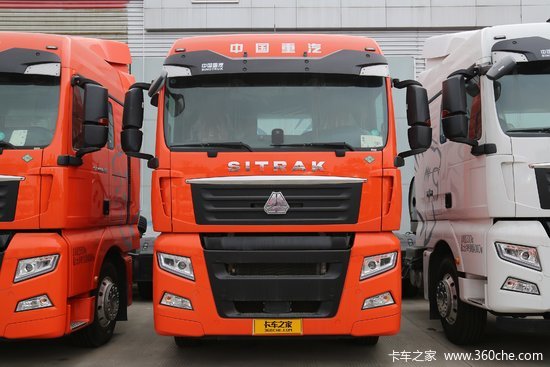 中国重汽汕德卡sitrakg7重卡460马力6x4lng牵引车速比308zz4256v384h