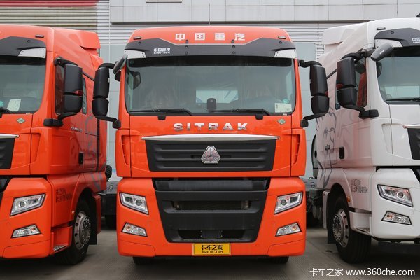 中国重汽 汕德卡SITRAK G7重卡 460马力 6X4 LNG牵引车(速比3.08)(ZZ4256V384HF1LB)