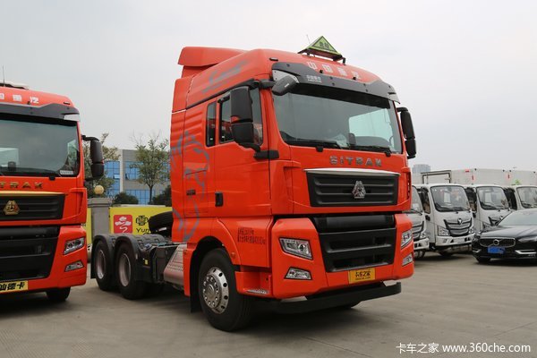 中国重汽 汕德卡SITRAK G7重卡 540马力 6X4 AMT自动挡危险品牵引车(速比3.7)(ZZ4256W324HF1W)
