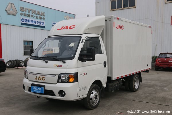 江淮 恺达X5 1.6L 120马力 汽油 3.8米单排厢式微卡(国六)(HFC5036XXYPV3E3C1S)
