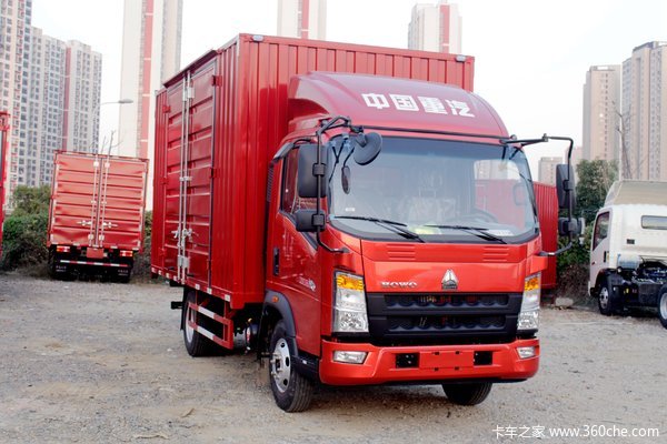 中国重汽HOWO 追梦 150马力 4.15米单排厢式轻卡(ZZ5047XXYG3215F144)
