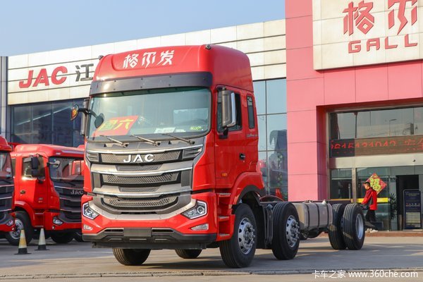 江淮格尔发a5x高顶270玉柴牵引车新车到店