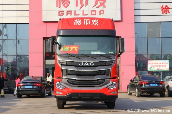 江淮格尔发a5x高顶270玉柴牵引车新车到店