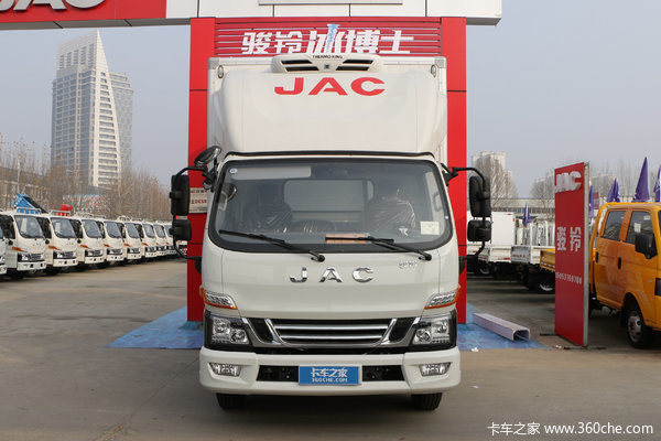 江淮 骏铃V6 冰博士 160马力 4X2 4.015米冷藏车(宽体)(国六)(HFC5048XLCP31K5C7S)