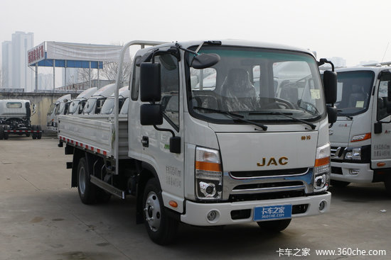 江淮 帅铃q3 130马力 3.37米排半栏板轻卡(国六)(hfc1041p73k1b4s-1)