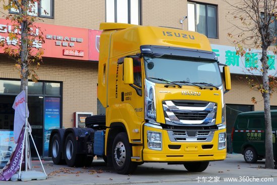 庆铃五十铃巨咖vc66460马力6x4牵引车国六ql4250w6ndz