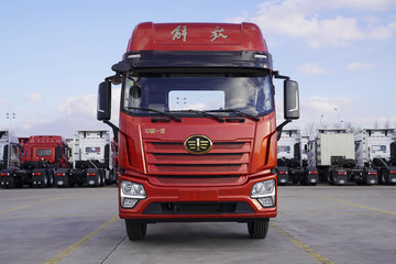 青岛解放jk6中卡260马力4x268米仓栅式载货车国六ca5180ccyp28k2l2e