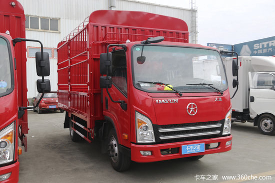 大运新奥普力160马力412米单排仓栅式轻卡国六cgc5048ccyhdf33f