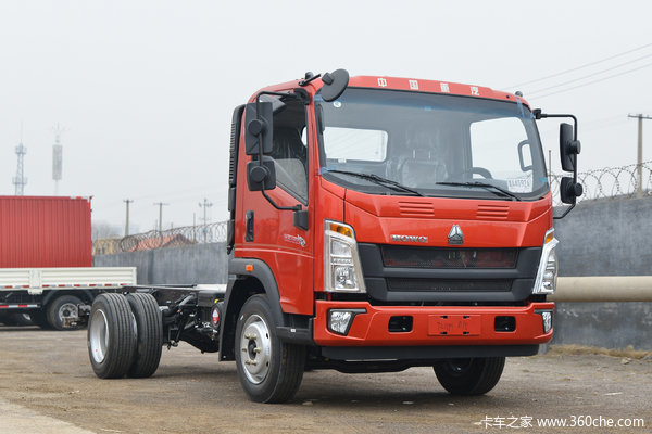 中国重汽HOWO 悍将 190马力 5.5米单排仓栅式载货车(国六)(ZZ5117CCYH4215F1)