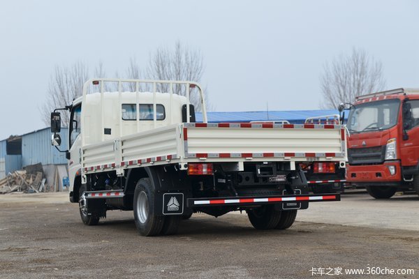 中国重汽HOWO 悍将 2019款 150马力 3.85米排半仓