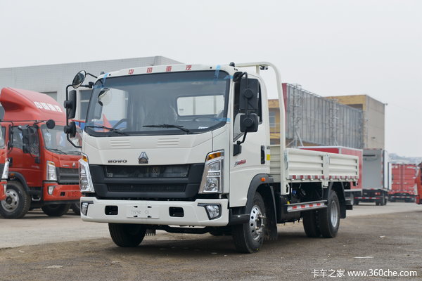 中国重汽HOWO 悍将 160马力 5.5米单排栏板载货车(国六)(万里扬6挡)(ZZ1117G4515F1)